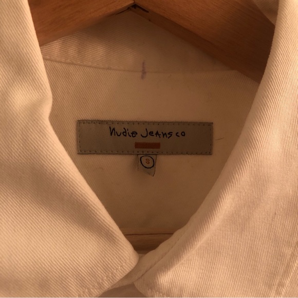 Nudie Jeans Co John Everyday Shirt in White (size S) - Picture 2 of 3